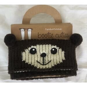 Cupcakes and Cartwheels Bootie Cuties Bear Animal Boot Cuffs‎ New